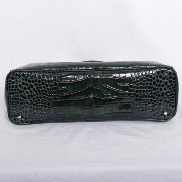 Christian Dior diorissimo original calfskin leather bag 44373 dark green